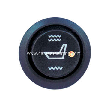 Universal round switch alloy wire car seat heater
